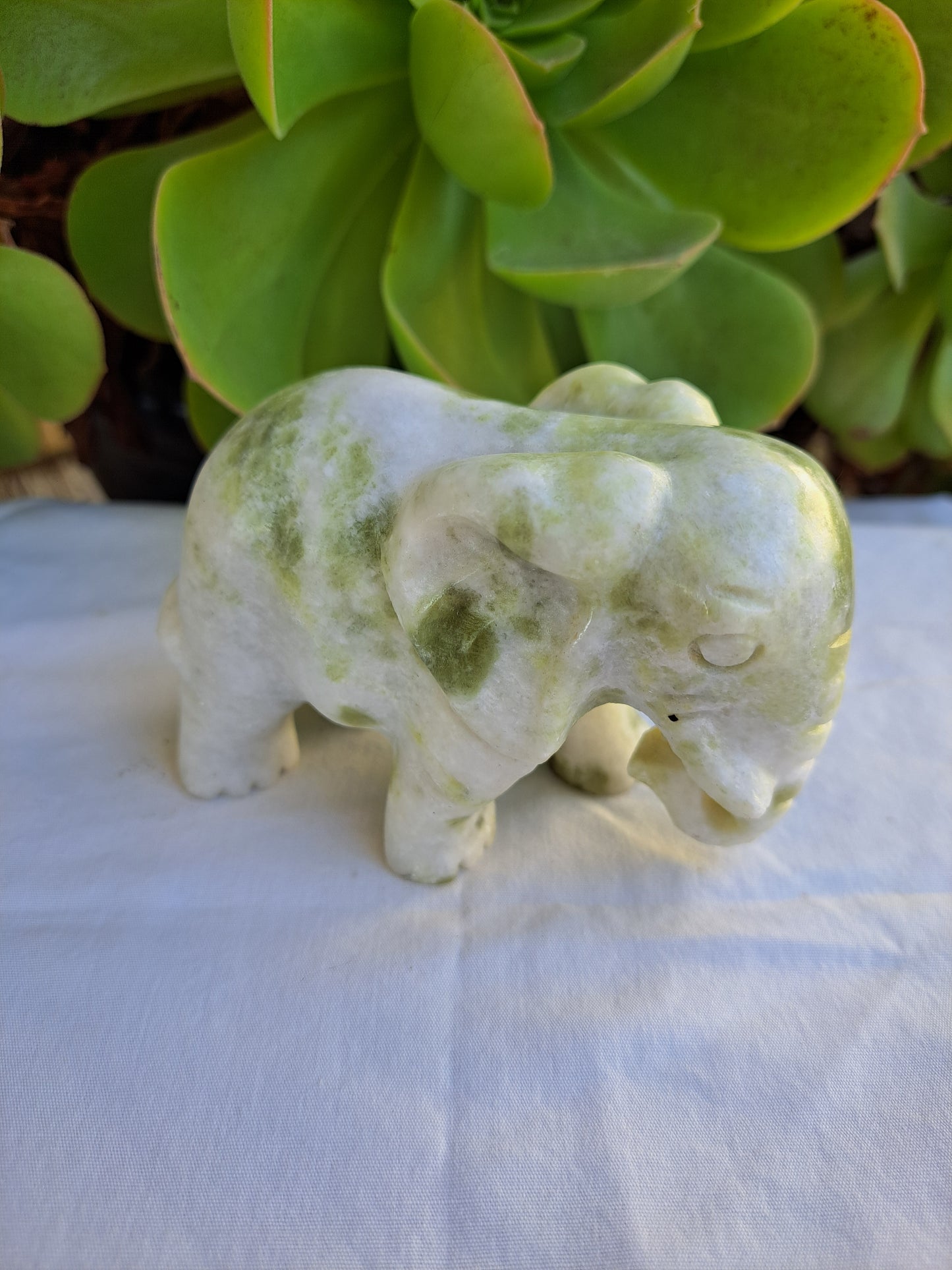 Jade Elephant Carving