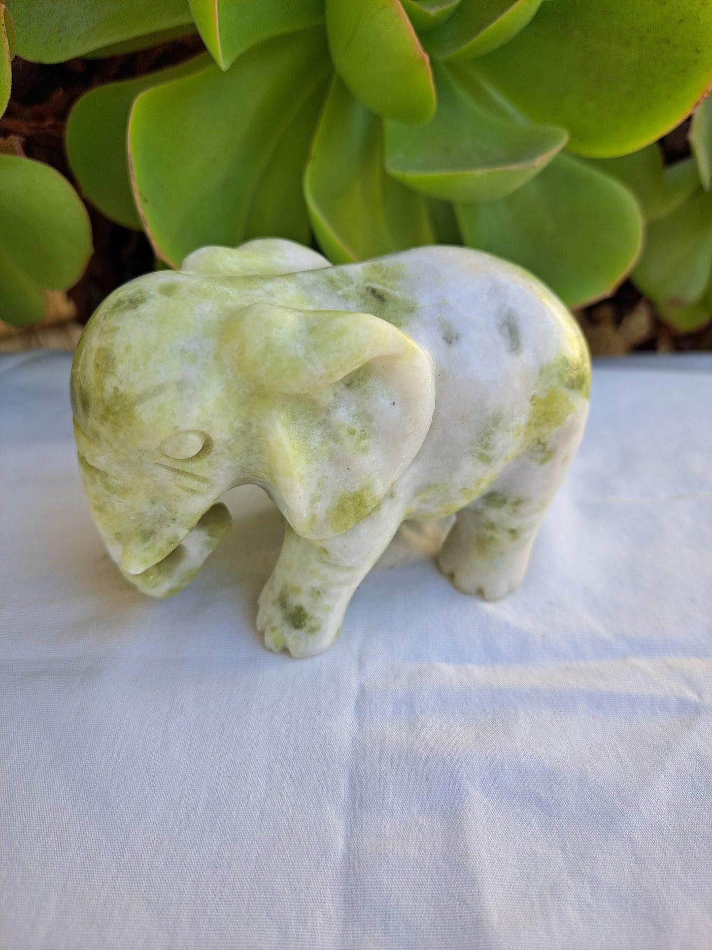 Jade Elephant Carving