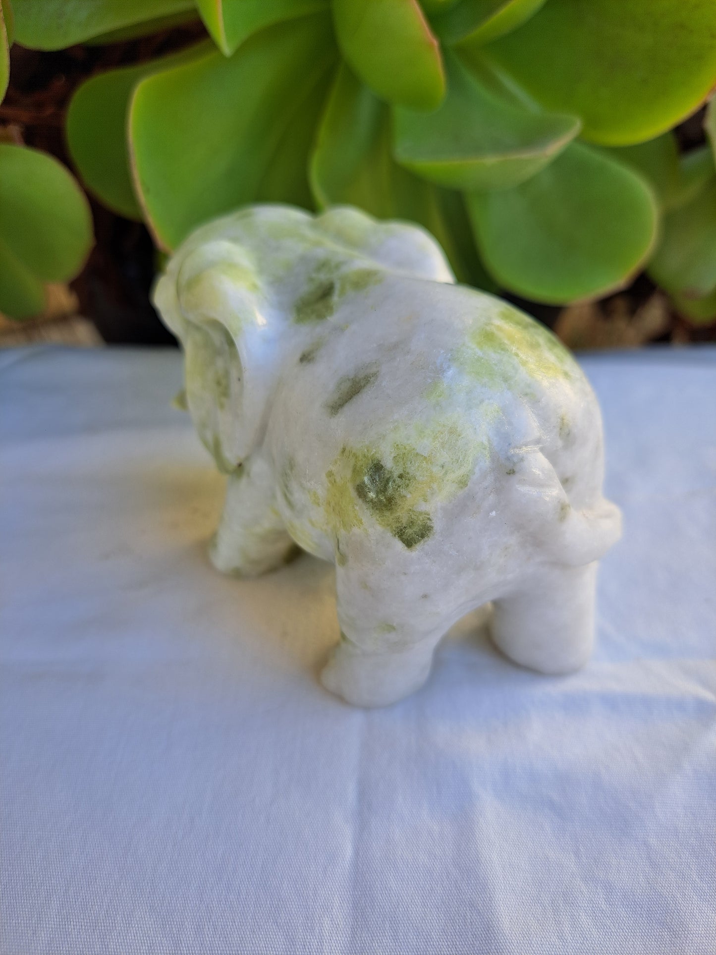 Jade Elephant Carving