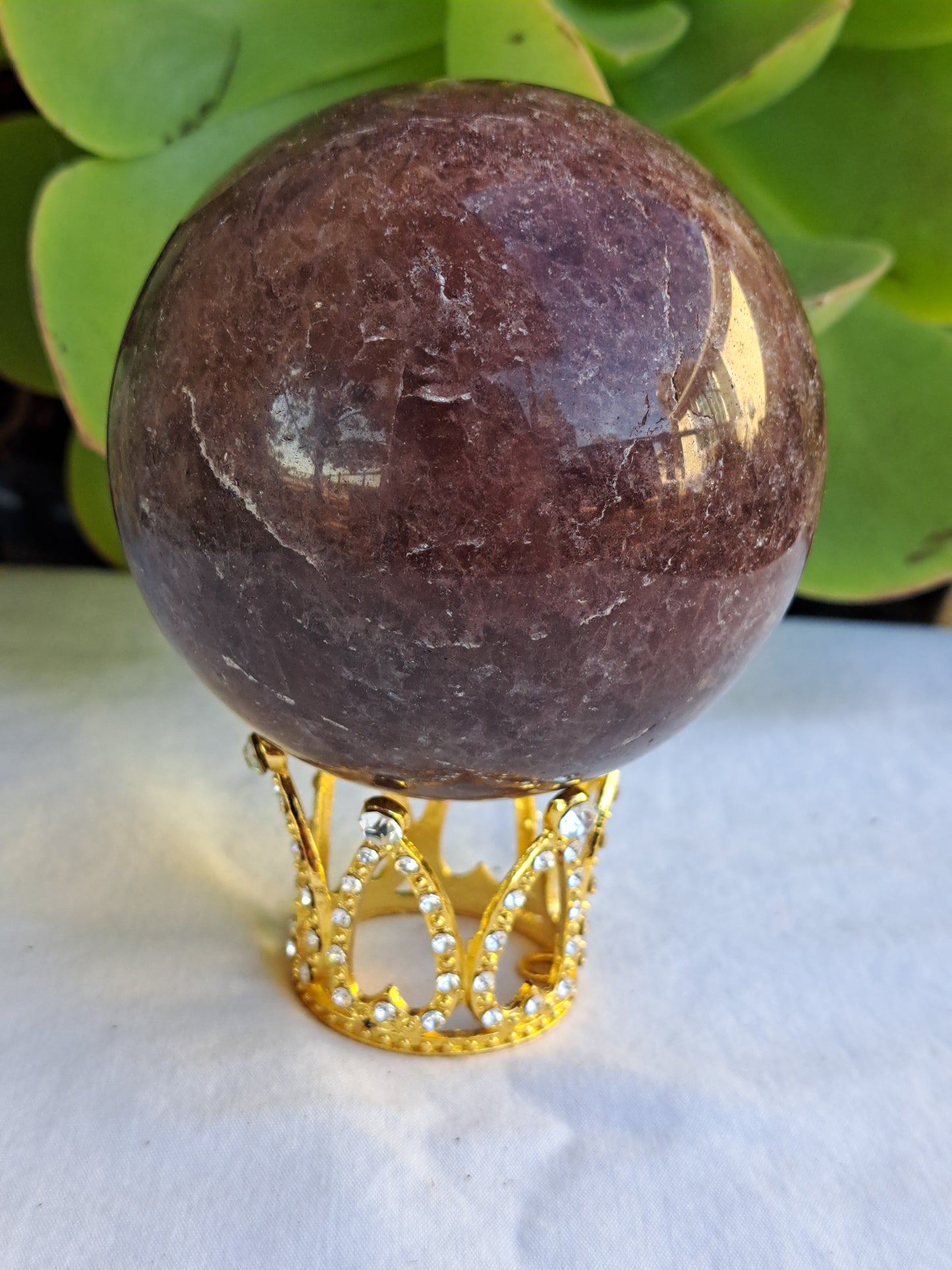 Strawberry Quartz Sphere