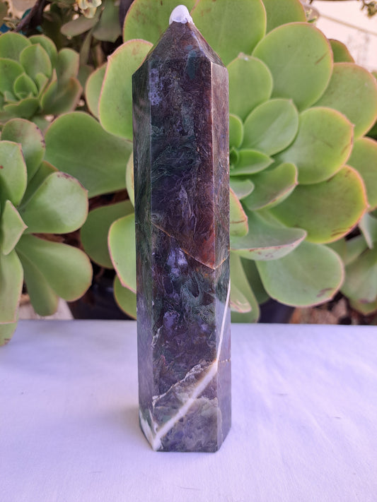 Moss Agate Towers Bundle