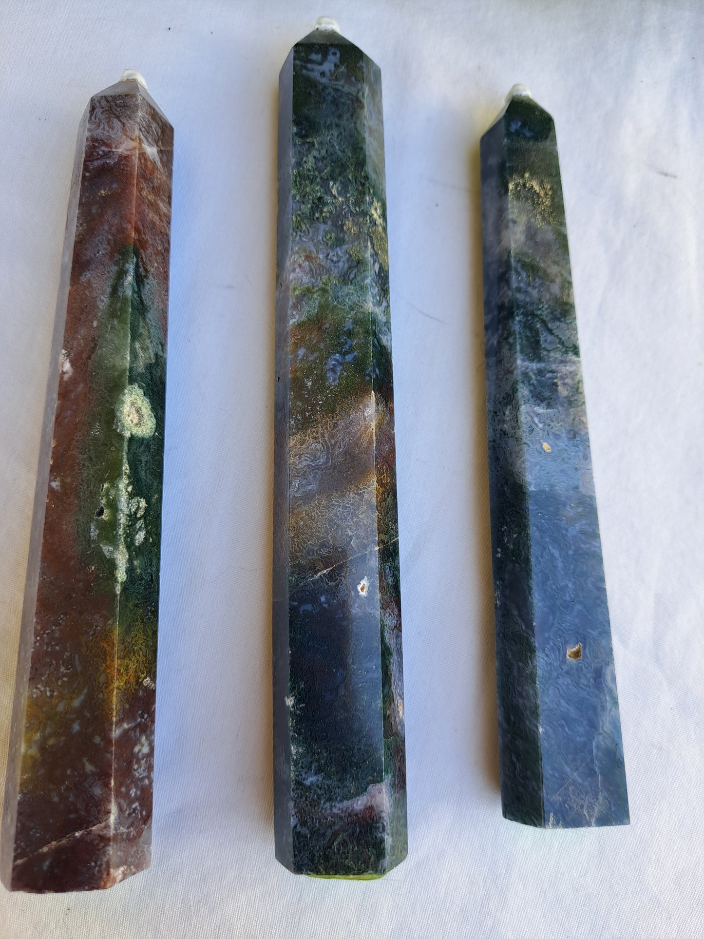 Moss Agate Towers Bundle