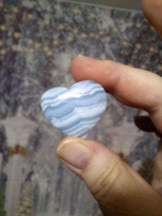 Blue Lace Heart