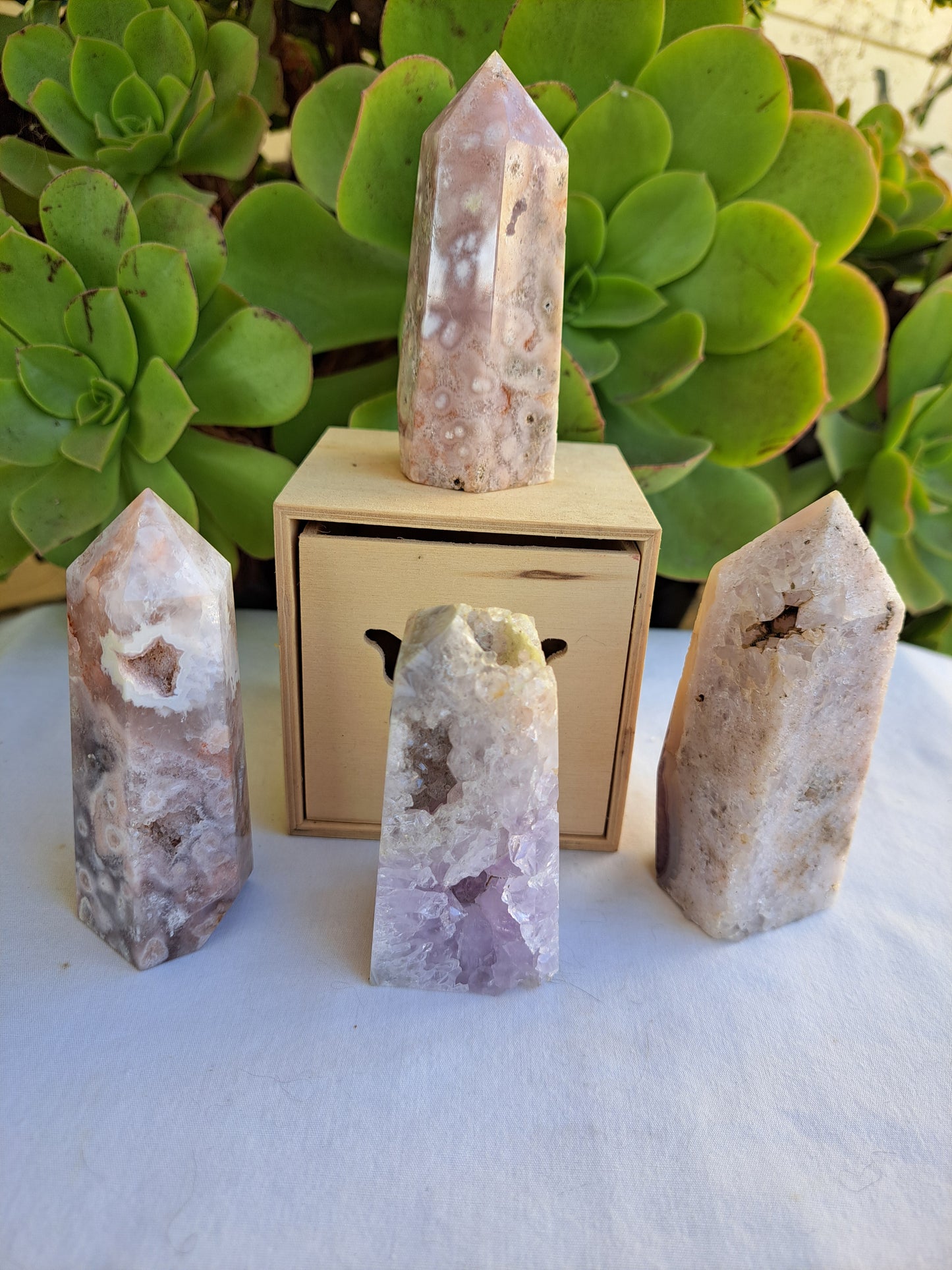 Pink Amethyst Towers