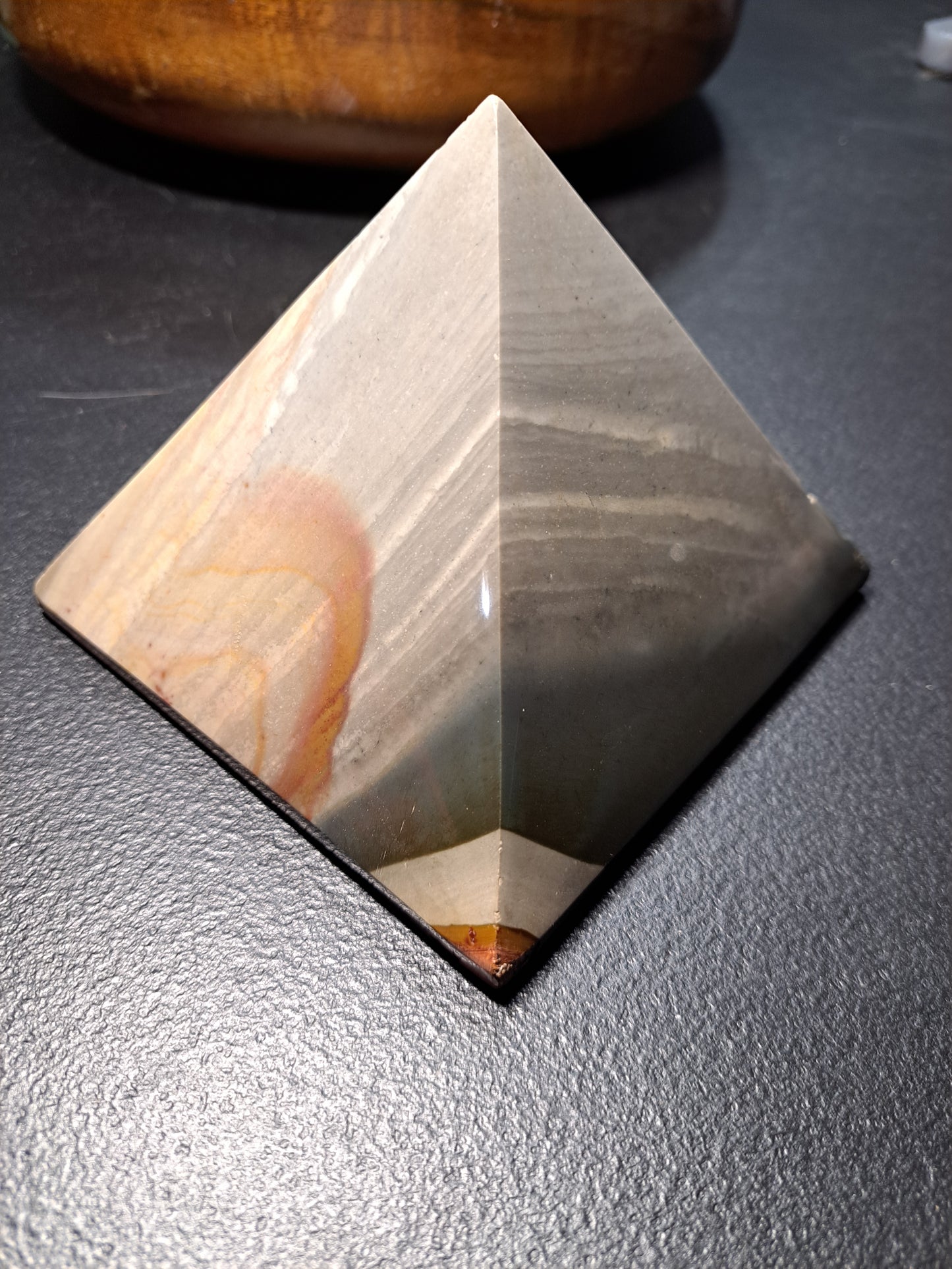 Polychrome Jasper Pyramid