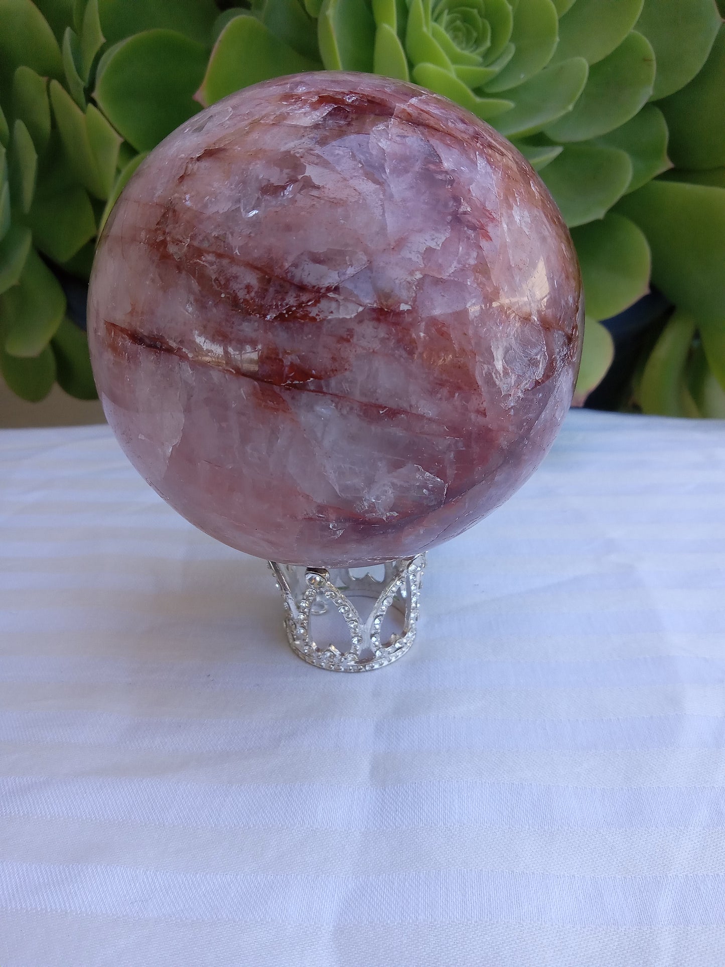 Fire Quartz Sphere