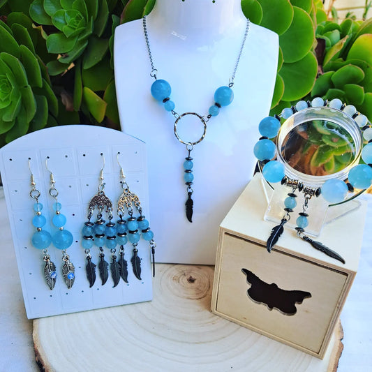 Aquamarine Jewelry Set