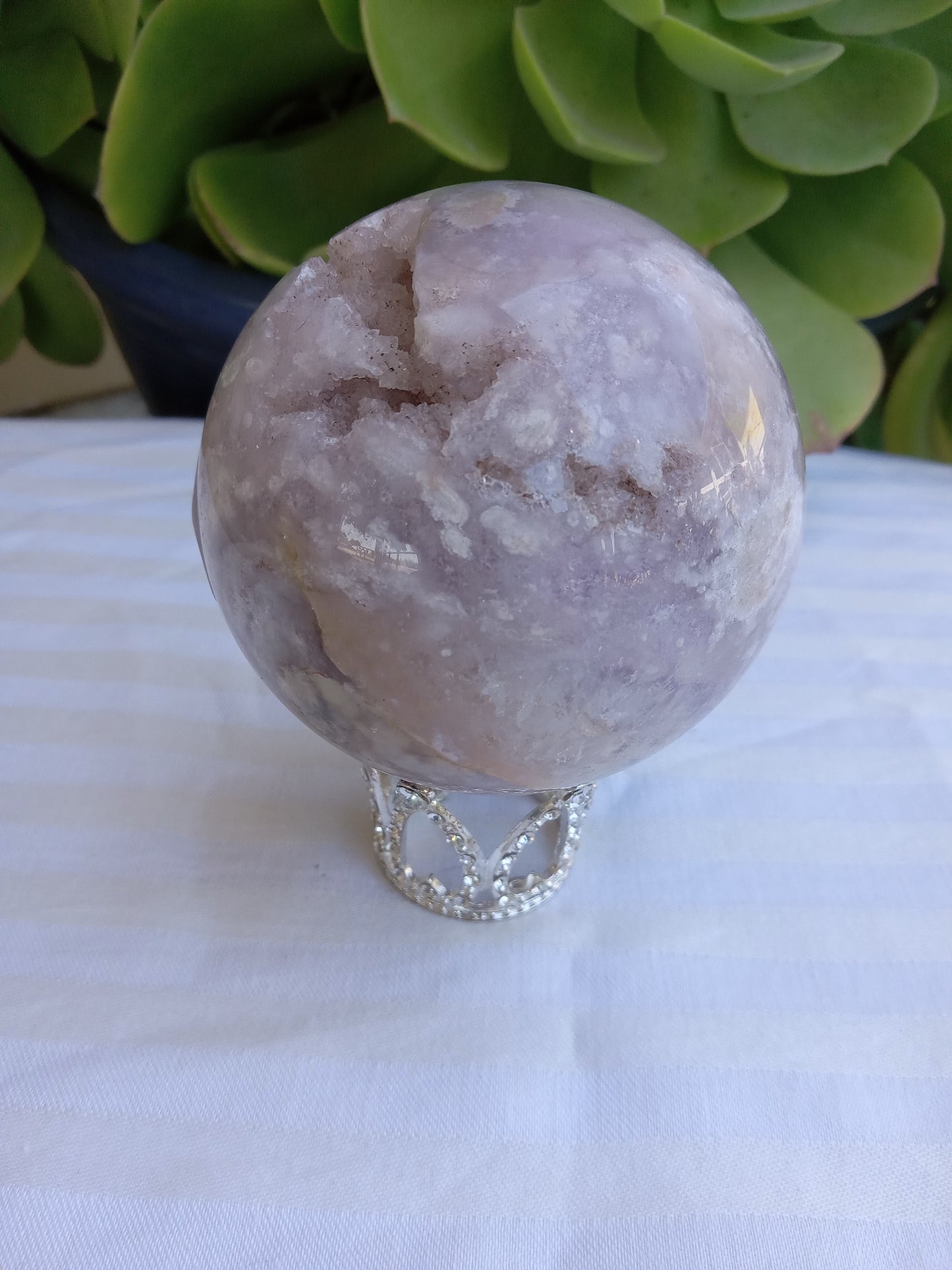 Pink Amethyst Sphere